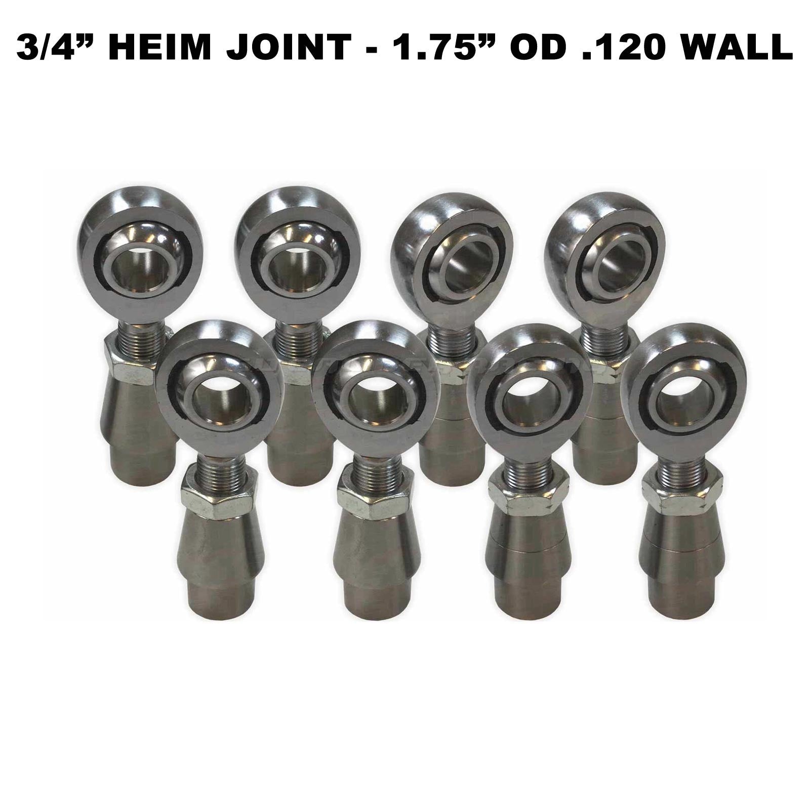 4 Link Rod End Kit -  3/4" Chromoly Heim - 1.75" OD Tubing
