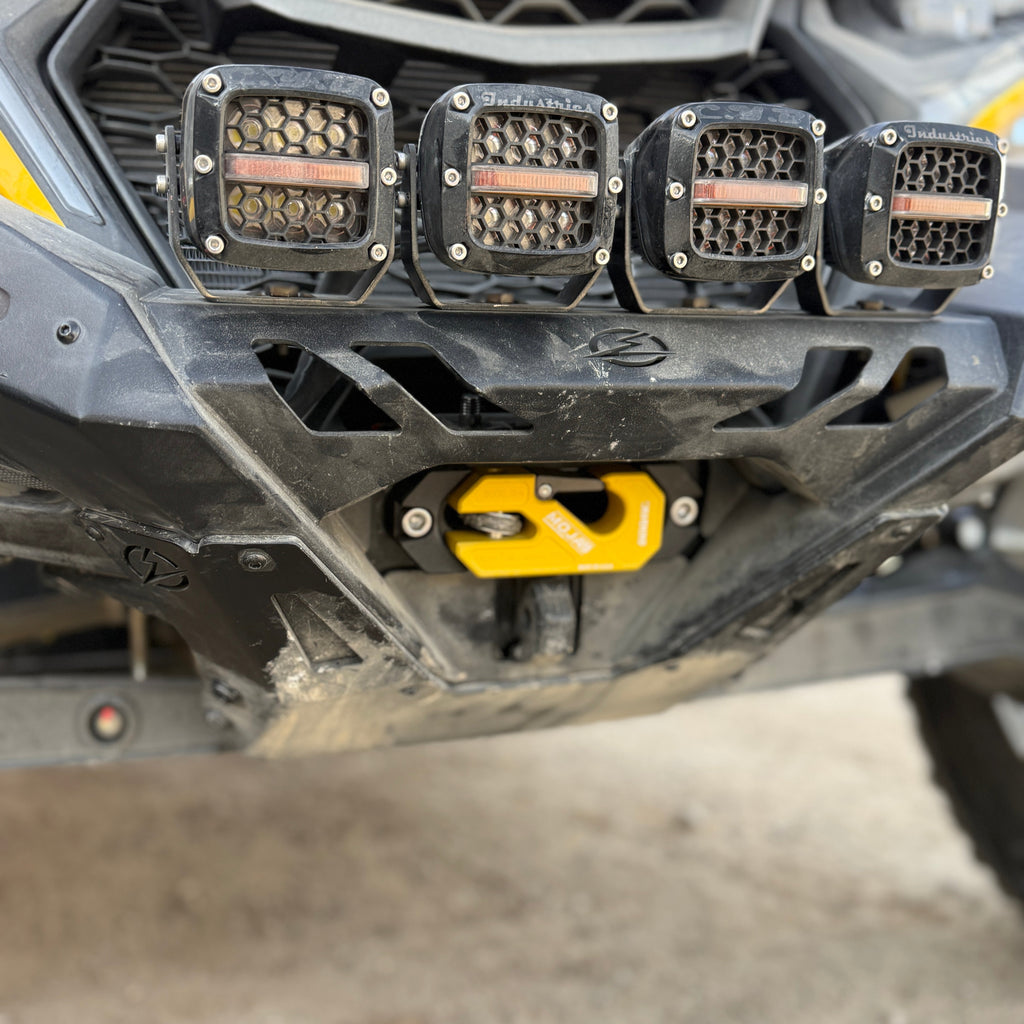 MOJAB UTV/SXS Aluminum Recessed Winch Shackle with Fairlead Kit