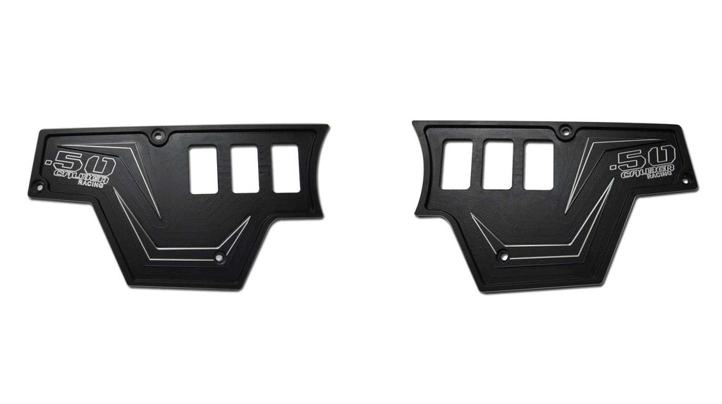 2pc XP1000 6 Switch Dash Panel w/ Switches Black