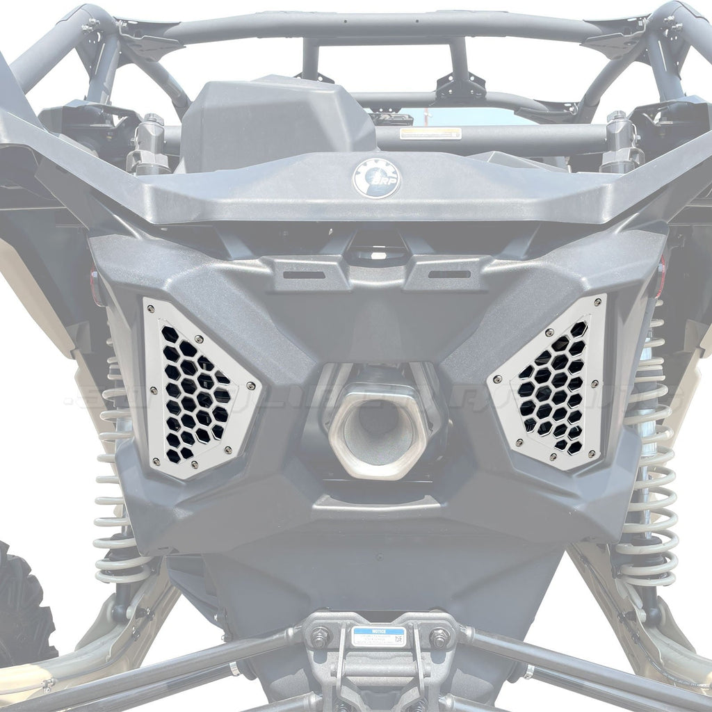 Billet Rear Grille Bezels Can Am X3 2 and 4 seat models