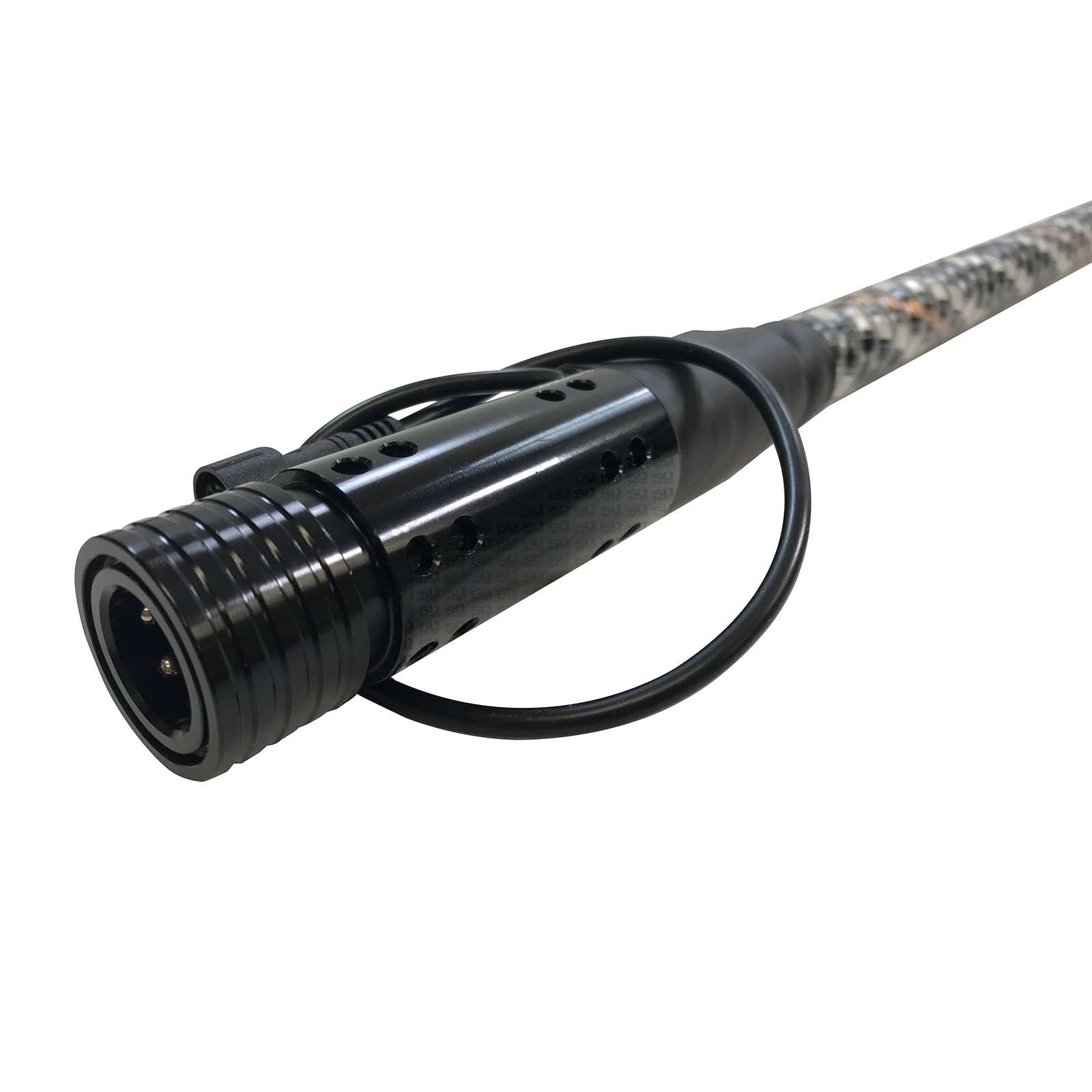 PAIR of 50 Cal Spiral LED Lighted Whips with Bluetooth App Control