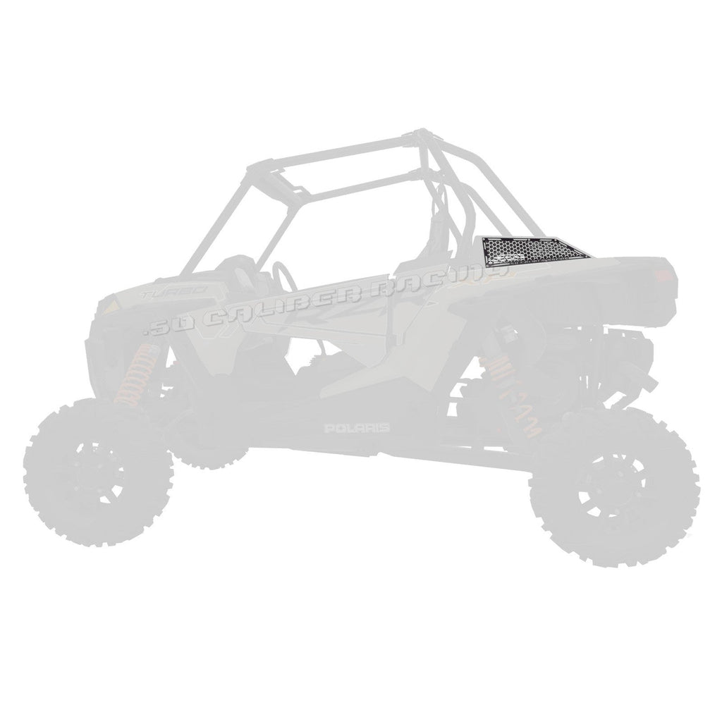 RZR XP Turbo Laser Cut Steel Side Intake Grilles