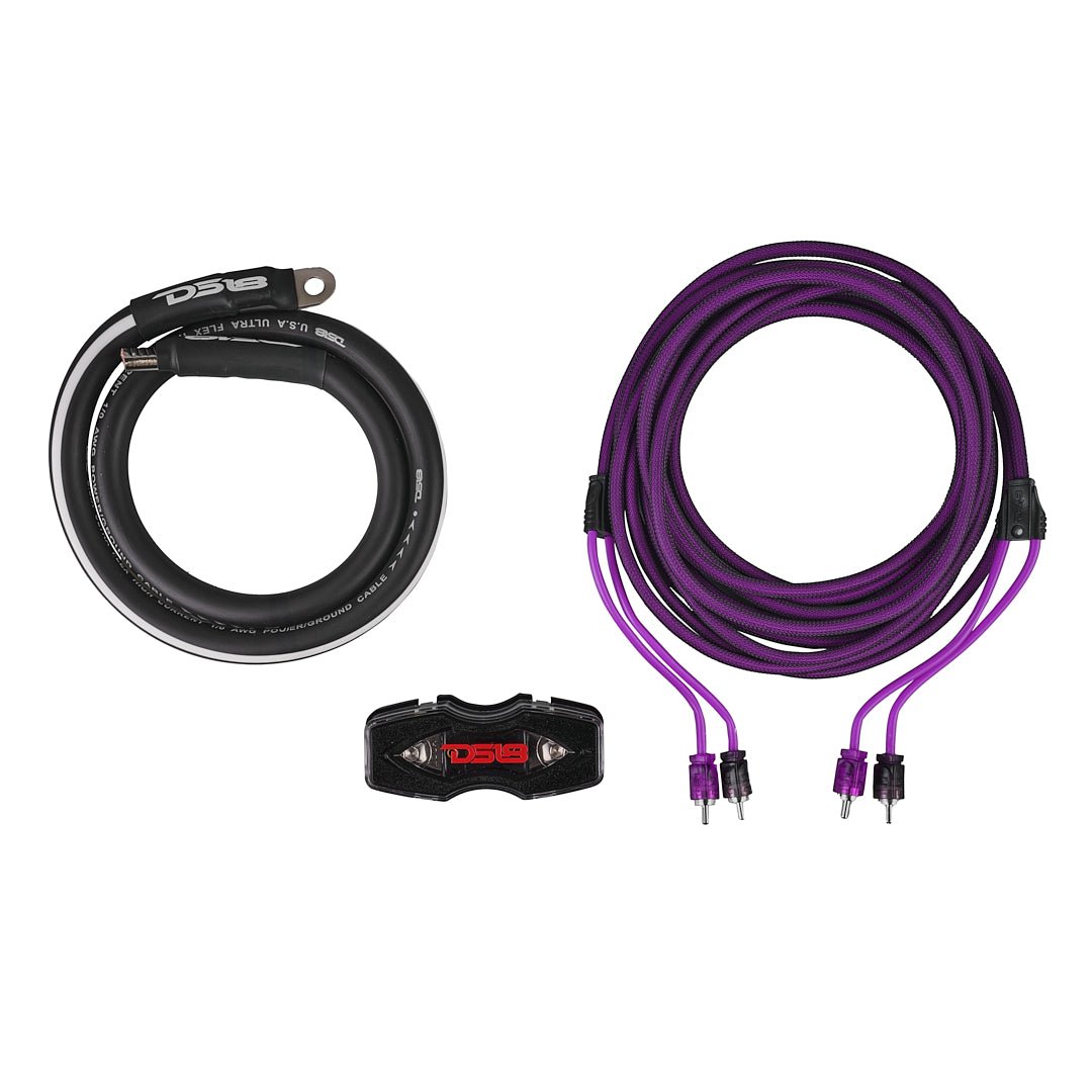 0-GA Amplifier Installation Wiring Kit - Purple