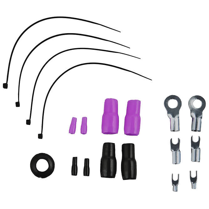 4-GA Amplifier Installation Wiring Kit - Purple