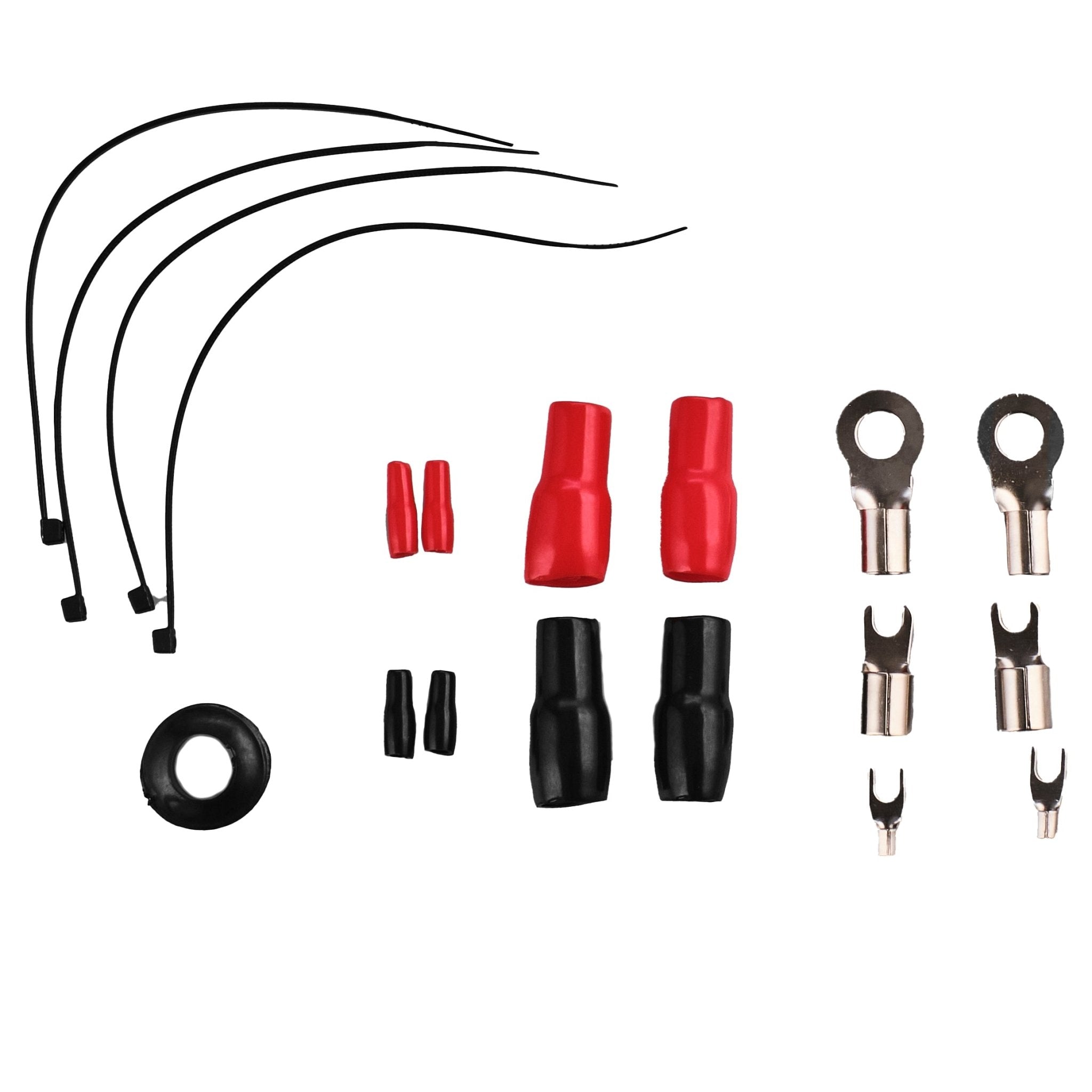 4-GA Amplifier Installation Wiring Kit - Red