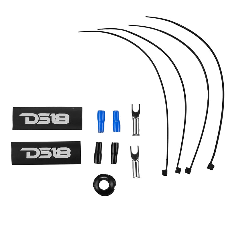 8-GA Amplifier Installation Wiring Kit - Blue