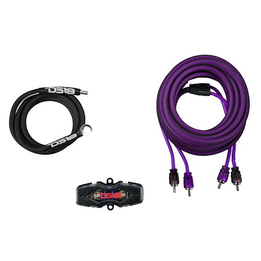 8-GA Amplifier Installation Wiring Kit - Purple