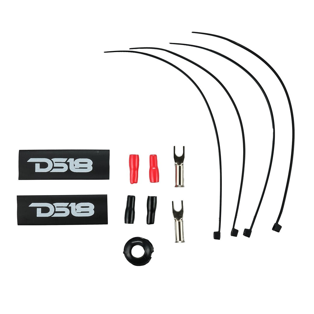 8-GA Amplifier Installation Wiring Kit - Red