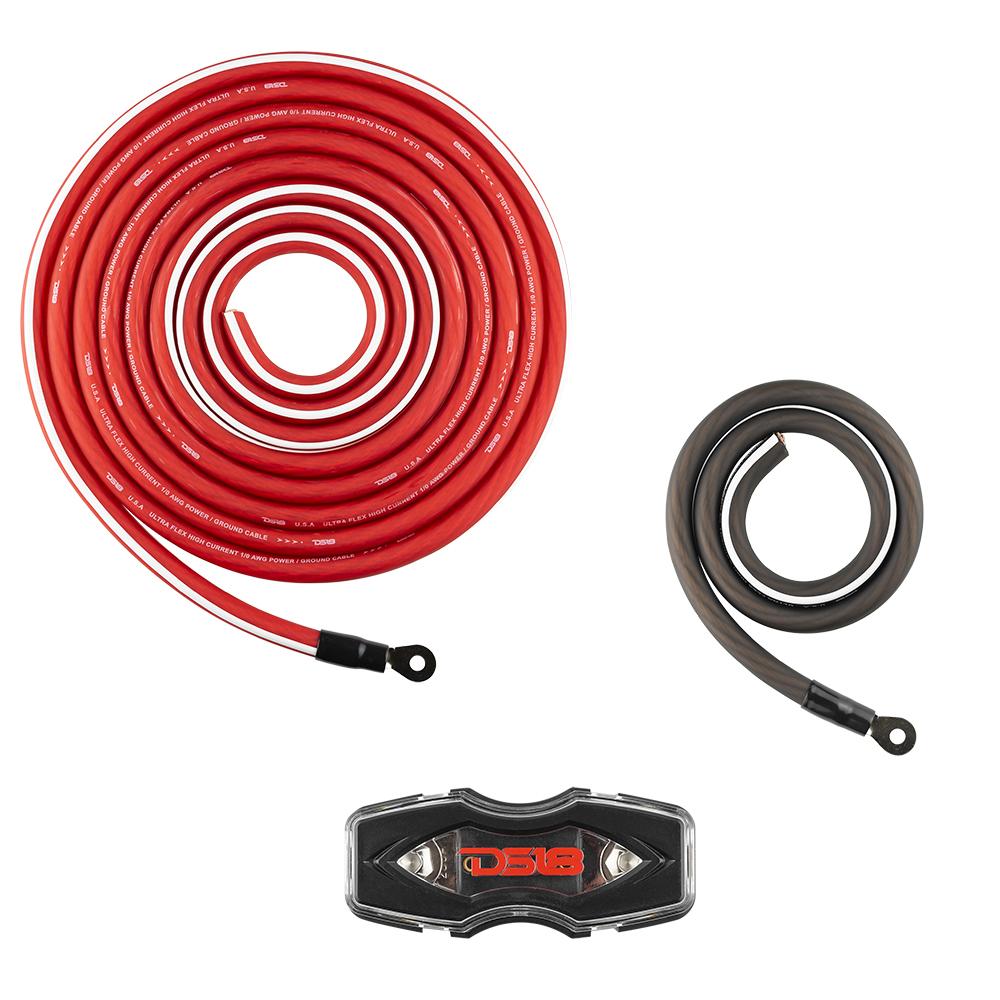 4-GA CCA Amplifier Installation Kit - RED