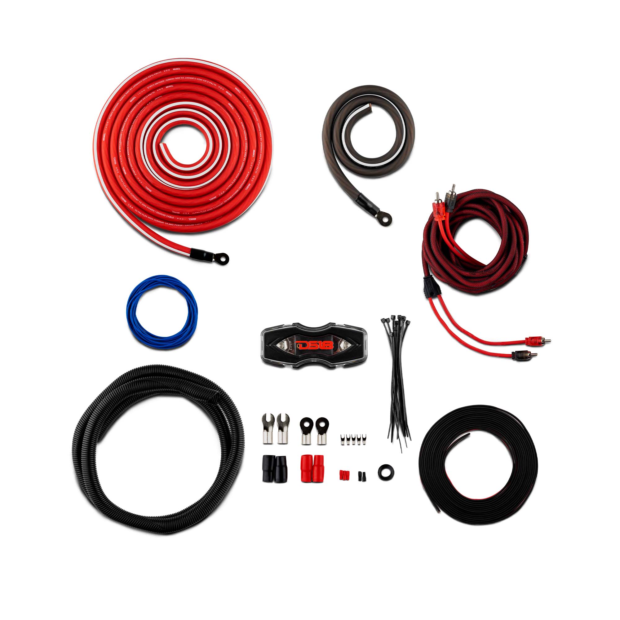 0-GA CCA Amplifier Installation Kit - RED