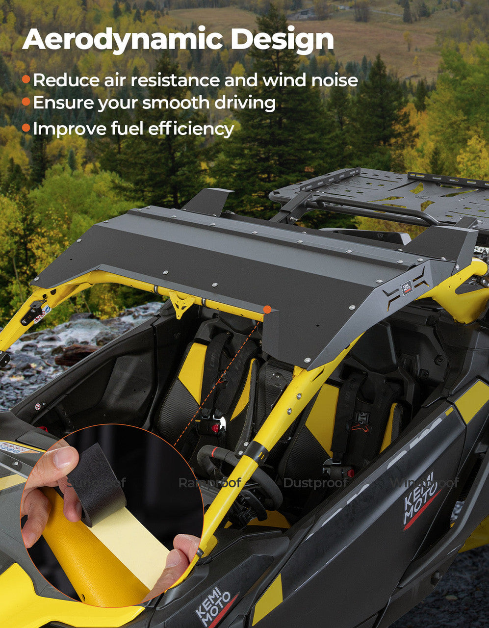Can-Am Maverick R Aluminum Roof 2024+