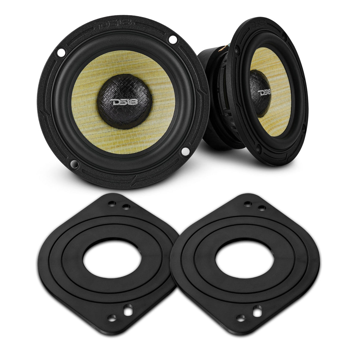 Bronco 6th Gen Dashboard Speaker Package - OEM Adapters & 3.5" Midrange Speakers