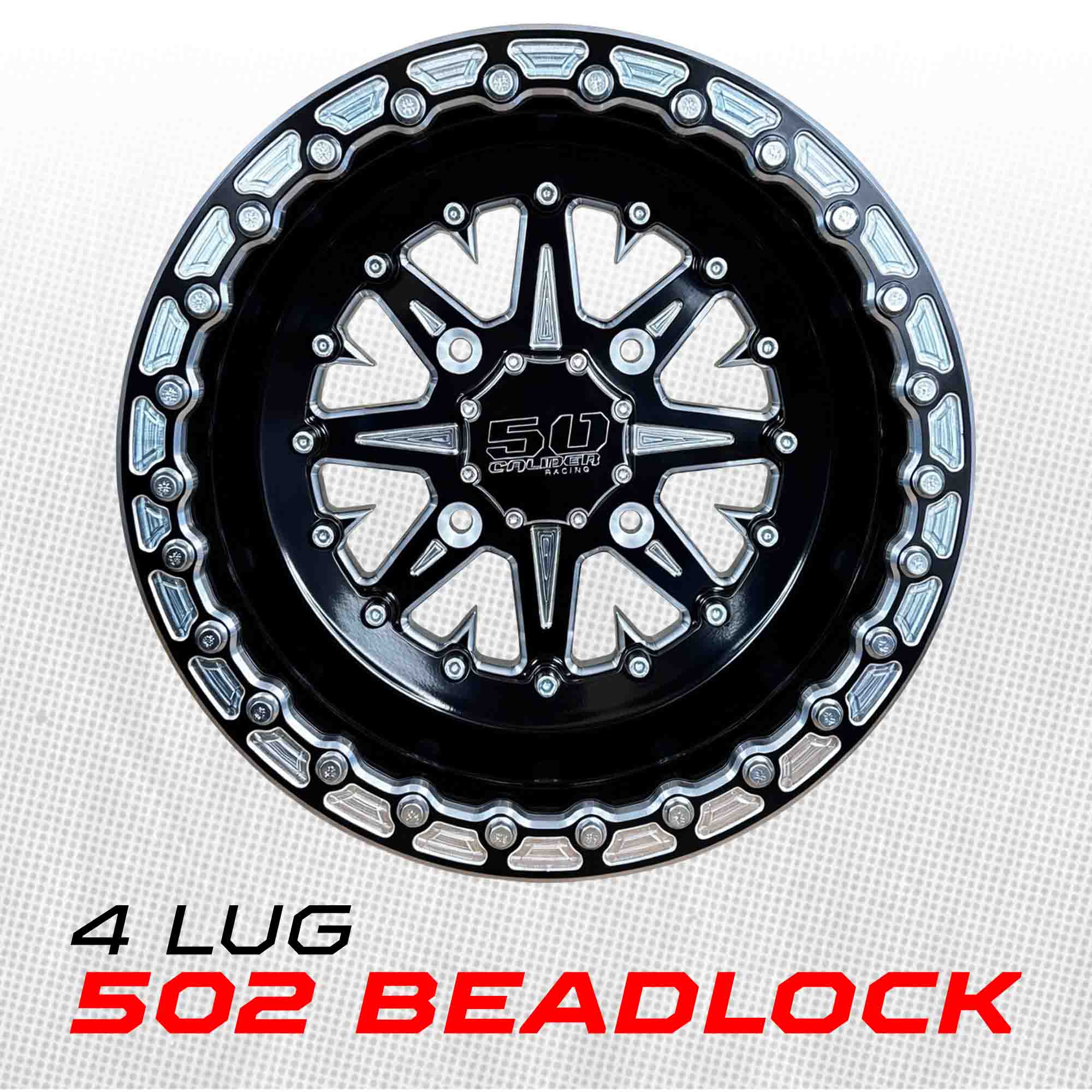 502 Billet Aluminum Beadlock wheel Black