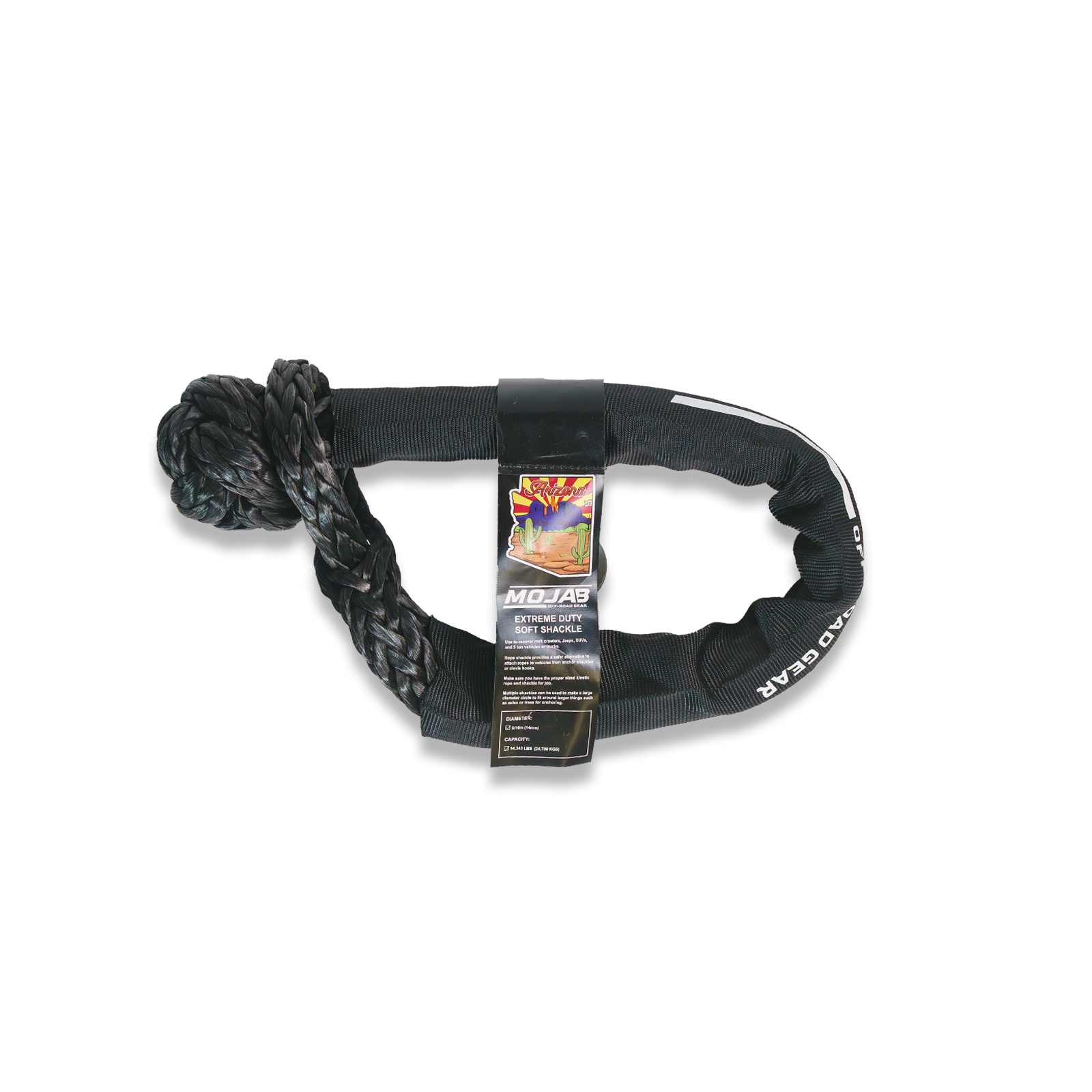 Extreme Duty Soft Shackle 9/16” x 31.5” with Sleeve