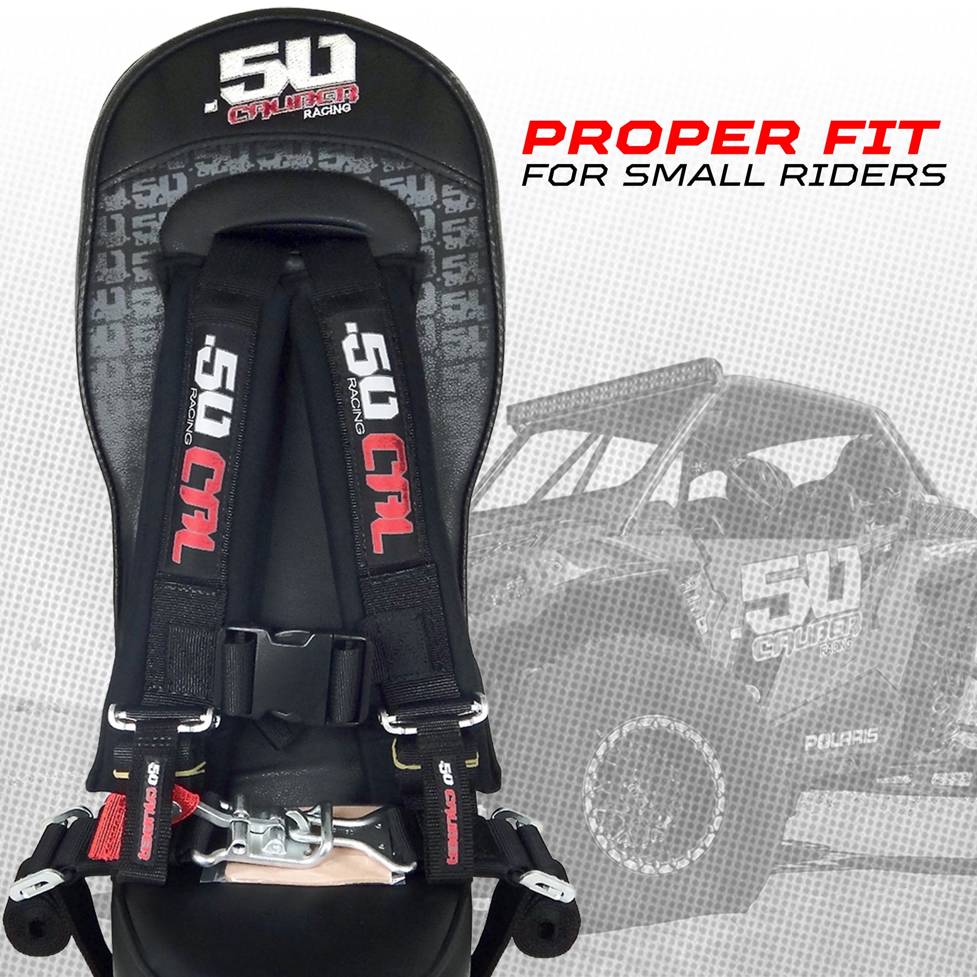 RZR PRO XP 4 Rear Bump Seat & Safety Harness