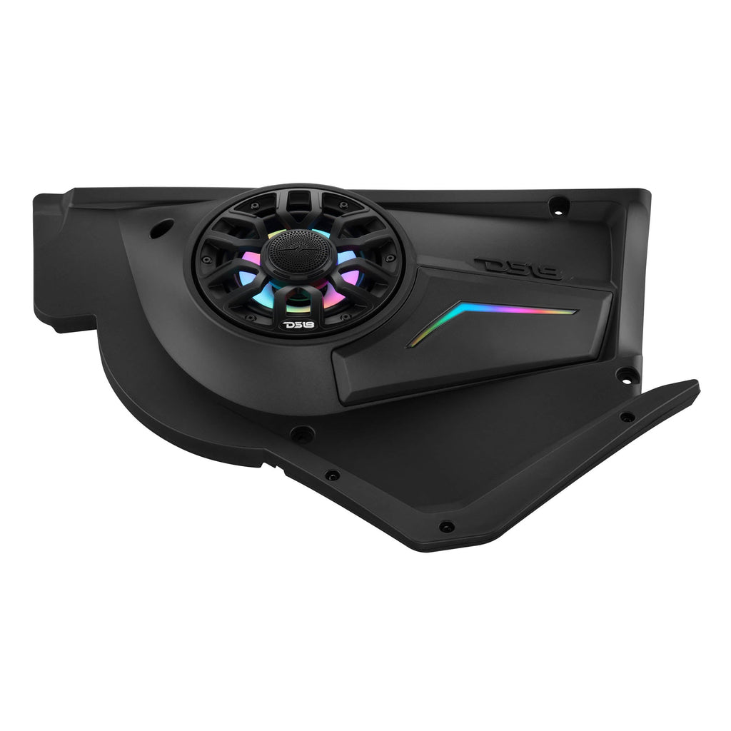 Can-Am Maverick X3 Door Speaker Panels Loaded with NXL-IQ 6.5" 2-Way Coaxial Marine Speakers and Digital LED Badge