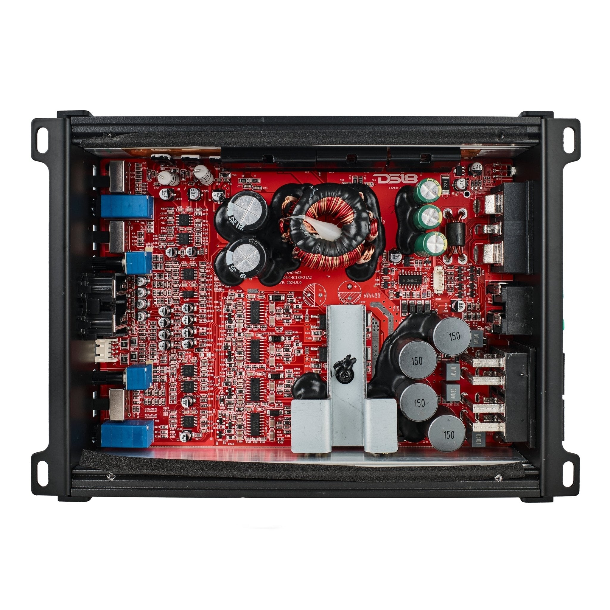 CANDY Compact Full-Range Class D 4-Channel Amplifier 1600 Watts
