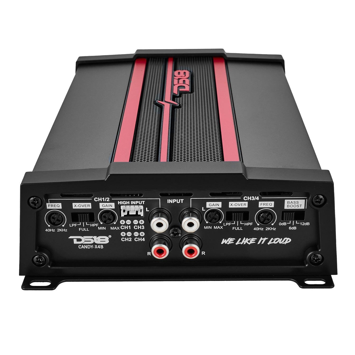 CANDY Compact Full-Range Class D 4-Channel Amplifier 1600 Watts