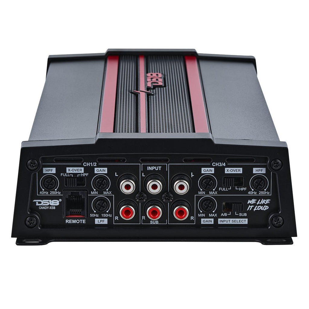 CANDY Compact Full-Range Class D 5-Channel Amplifier 2000 Watts