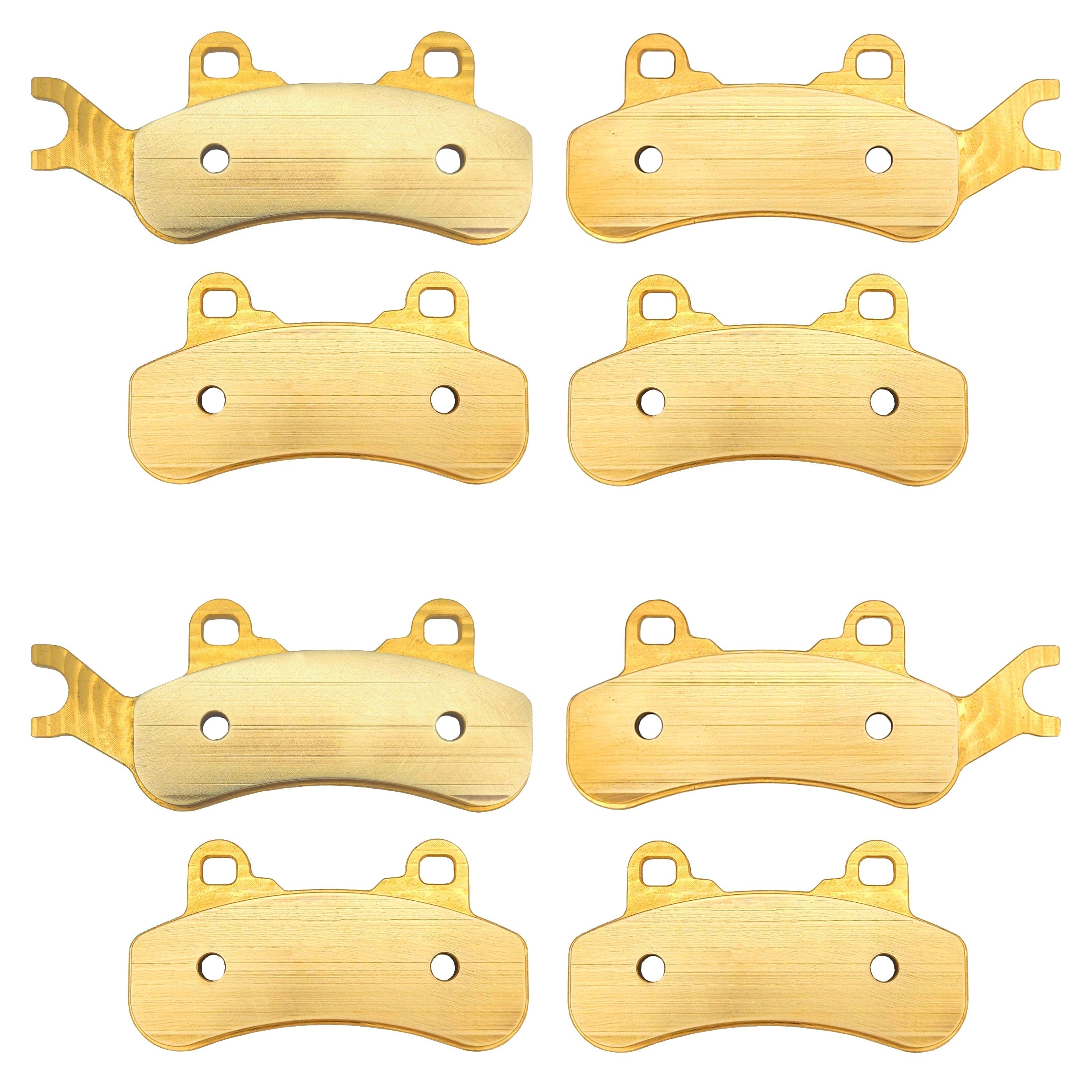 Can-Am Defender MAX HD7 HD8 HD9 HD10 HD11 6x6 & PRO 2017-2026 Front & Rear Brass Brake Pad Set