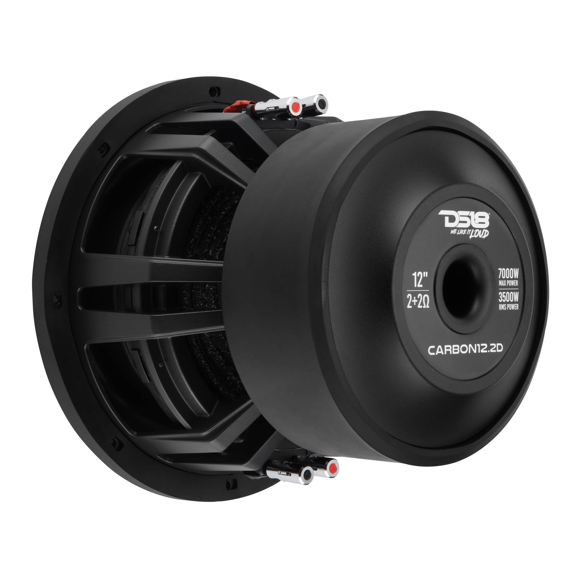 12" High Excursion Subwoofer with Carbon Fiber Cone | 3500W RMS / 7000W Peak | Dual 2-Ohm Voice Coil