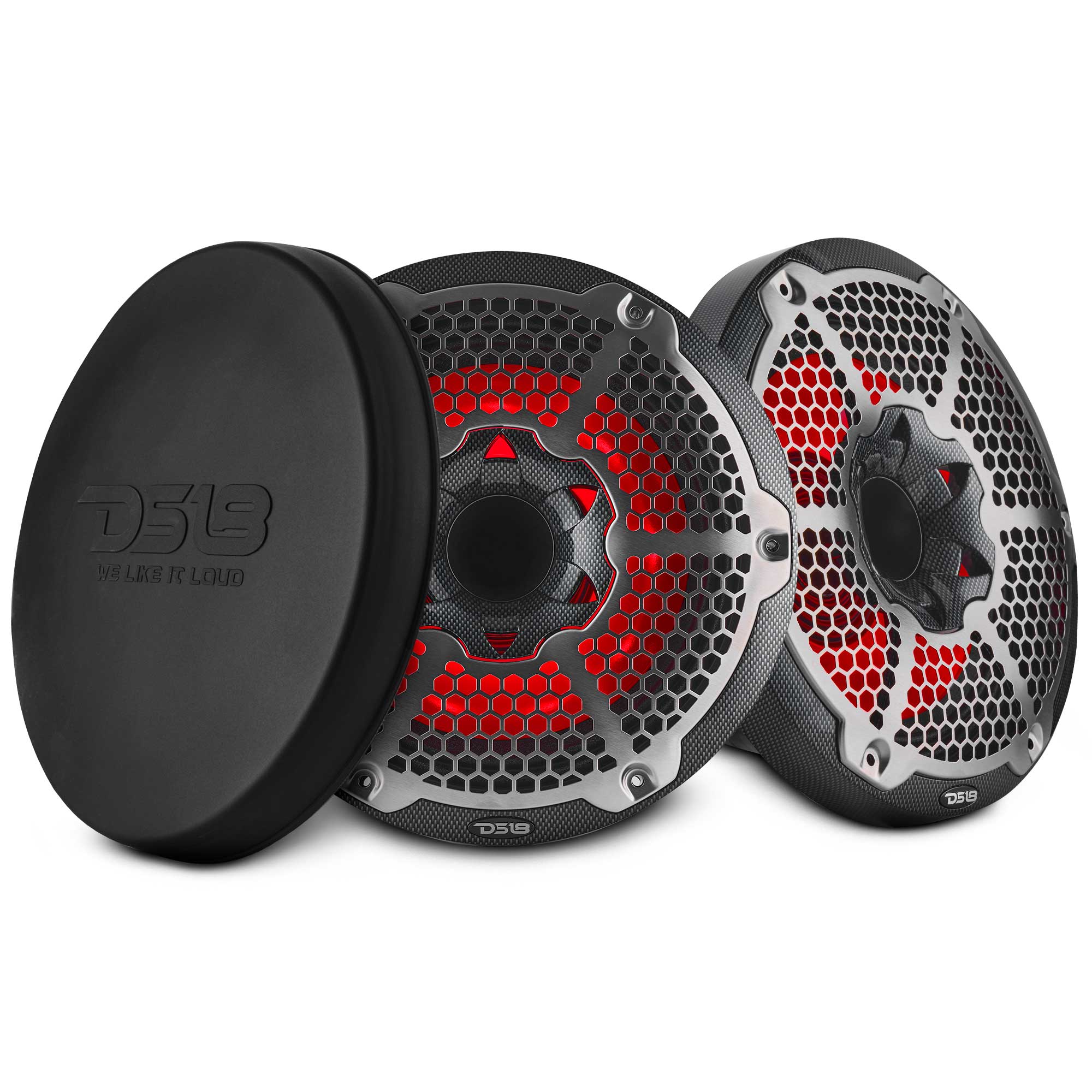 10” Marine 2-Way Hybrid Speaker with RGB LED, Compression Driver and Neodymium Magnet | 450W RMS 4-Ohm