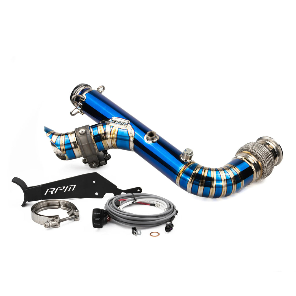 RPM Can-Am X3 TITANIUM TI E-Valve 3" Electronic Dump Valve Exhaust / Mid pipe
