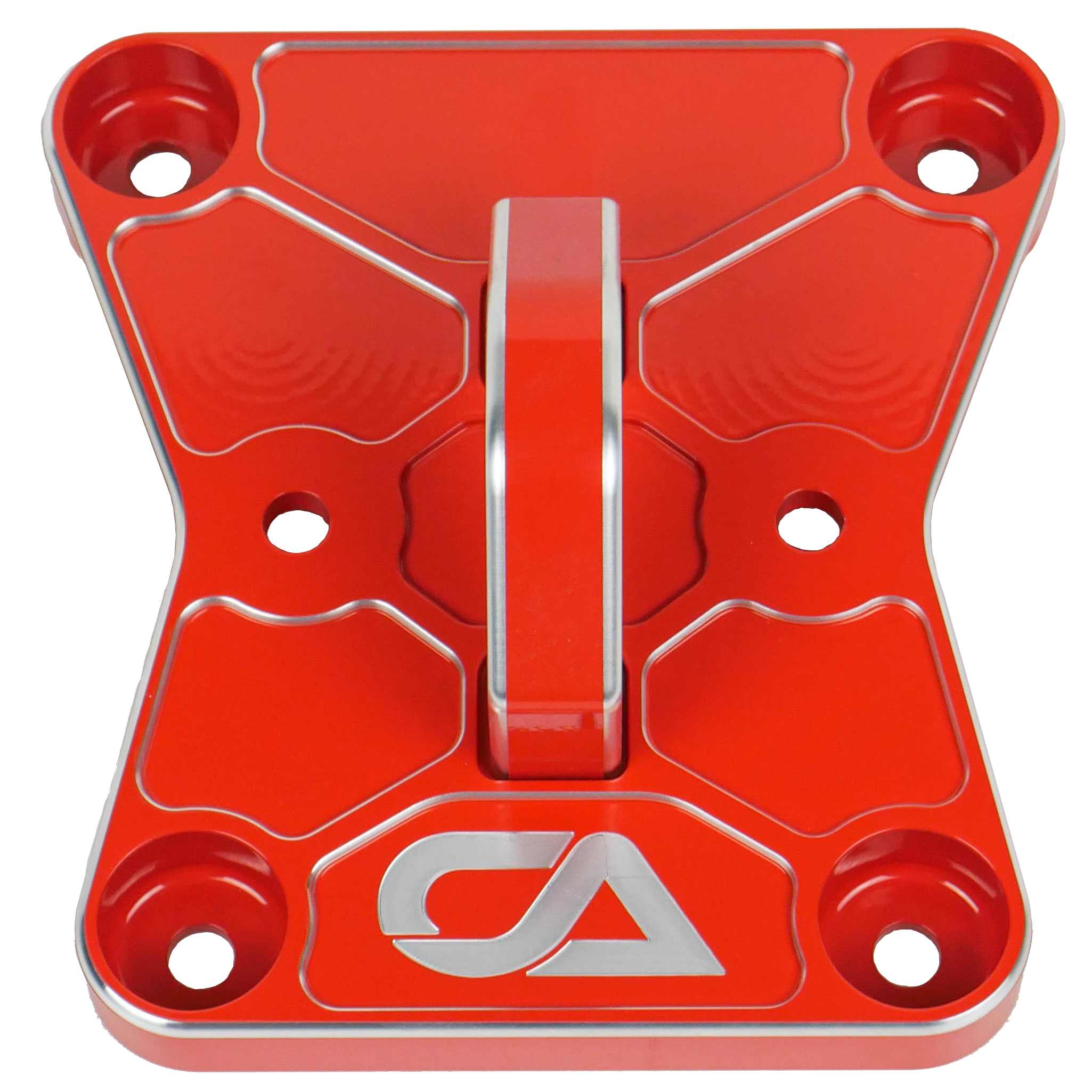 CA Technologies USA Pull Plate  3D scanned for perfect fitment and machined from 6061 aluminum with a finished thickness of 1" for maximum durability, the new 2022 Can-Am X3 pull plate is easy to install and built to last a lifetime.   OEM color matching ensures all CA Technologies USA parts will pair perfectly with your build. 