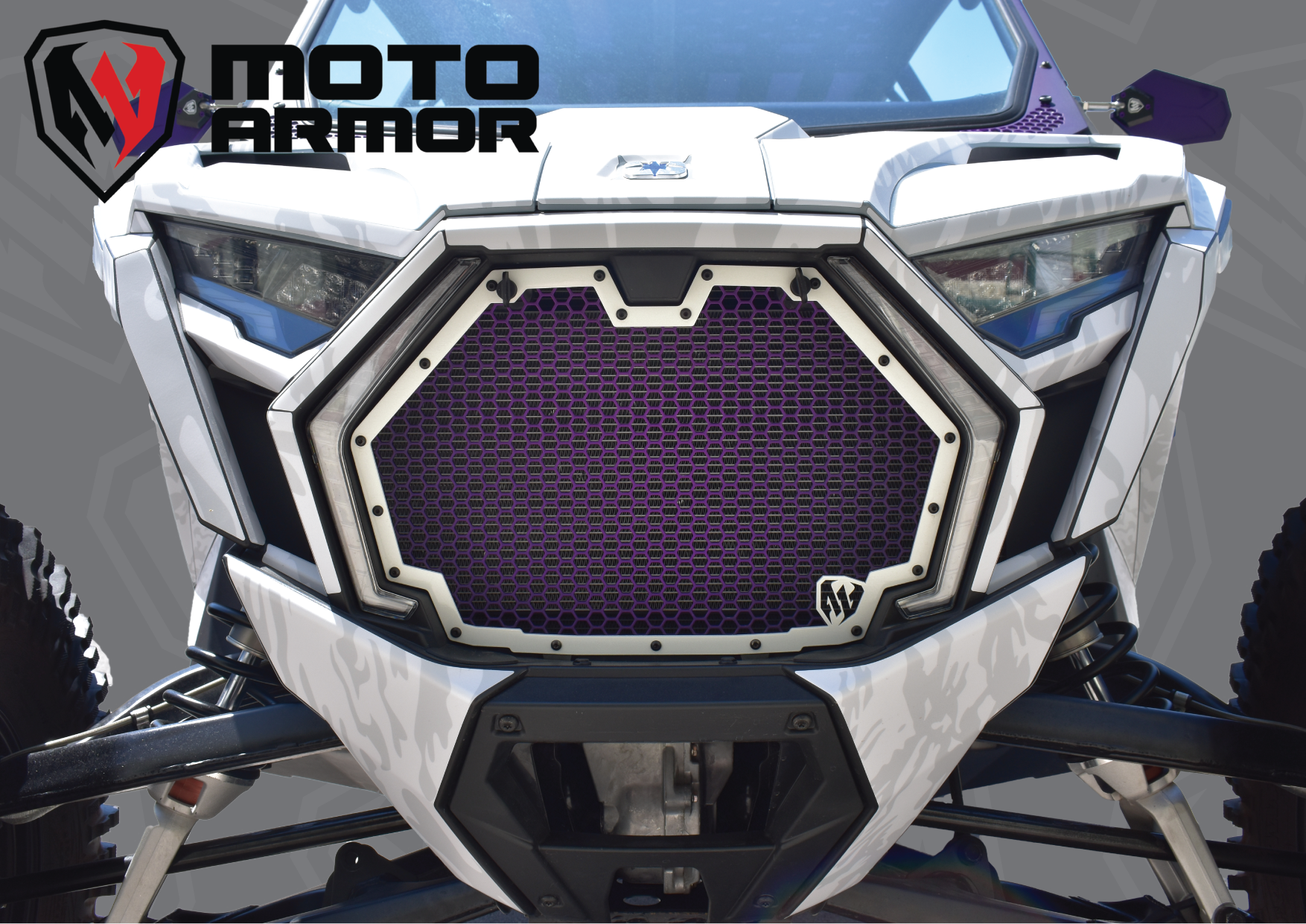 Moto Armor Radiator Grill for 2025+ RZR PRO XP, R, S