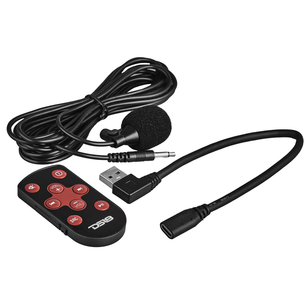 10.5" Floating Adjustable Modular Touchscreen Mechless Single-DIN Head Unit with Bluetooth, Mirror Link and USB