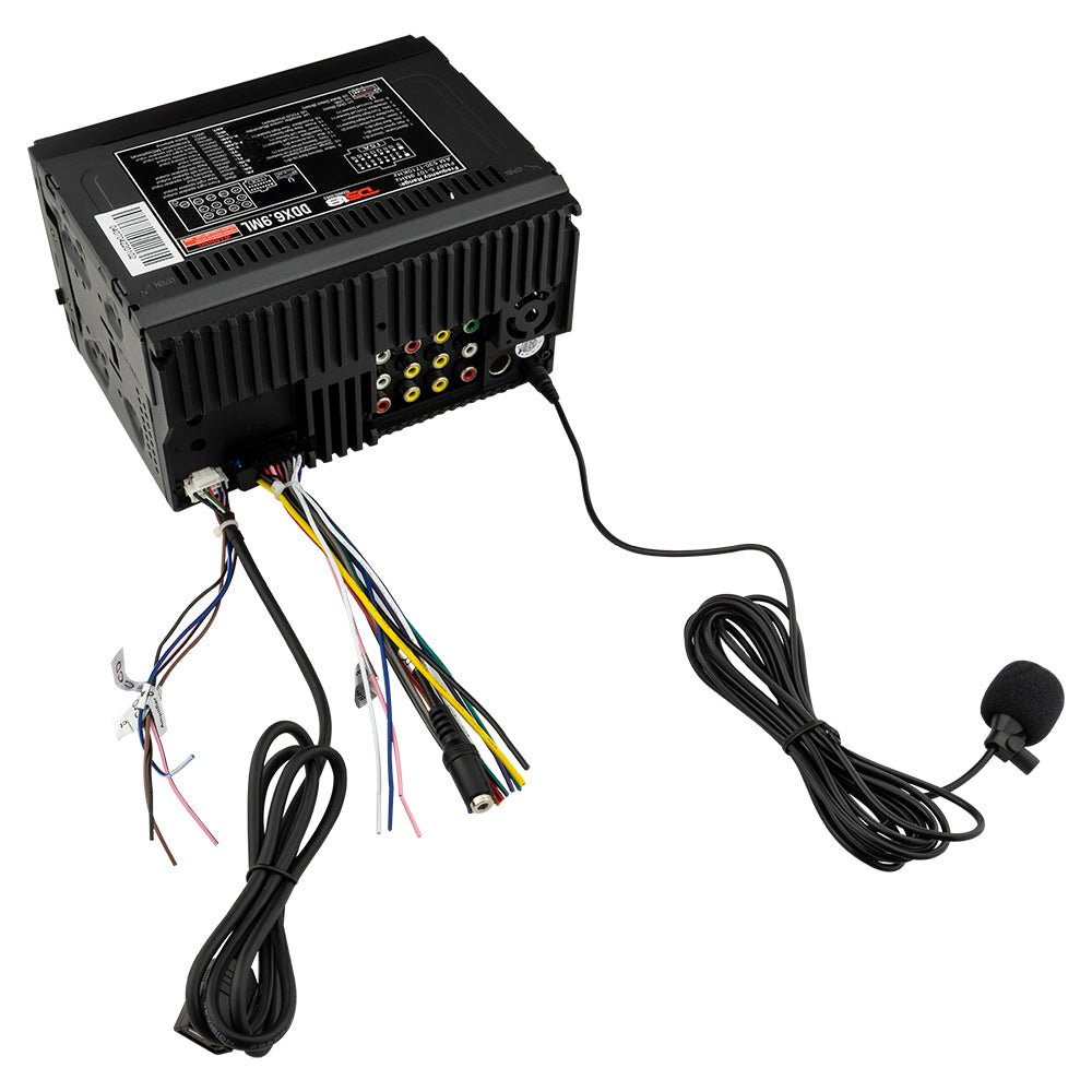 6.9" Touchscreen Mechless Double-DIN Headunit with Bluetooth, USB and Mirror Link
