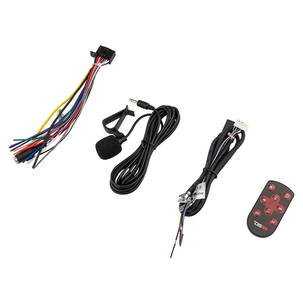 7" Touchscreen Mechless Double-DIN Headunit with Bluetooth, USB, Mirror Link And Car play