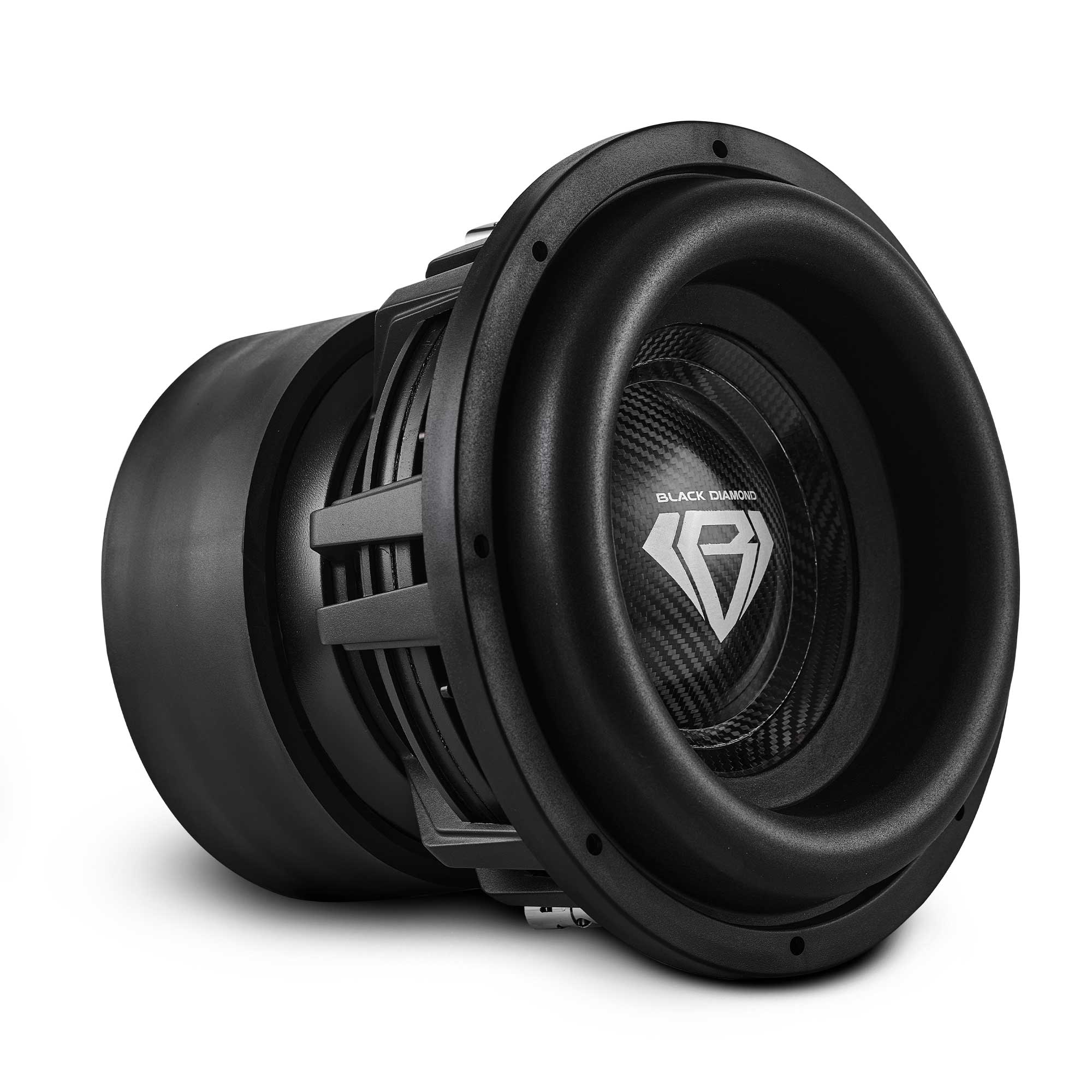 Black Diamond 12" High Excursion Subwoofer with Carbon Fiber Cone | 3500W RMS / 7000W MAX | Dual 2-Ohm Voice Coil