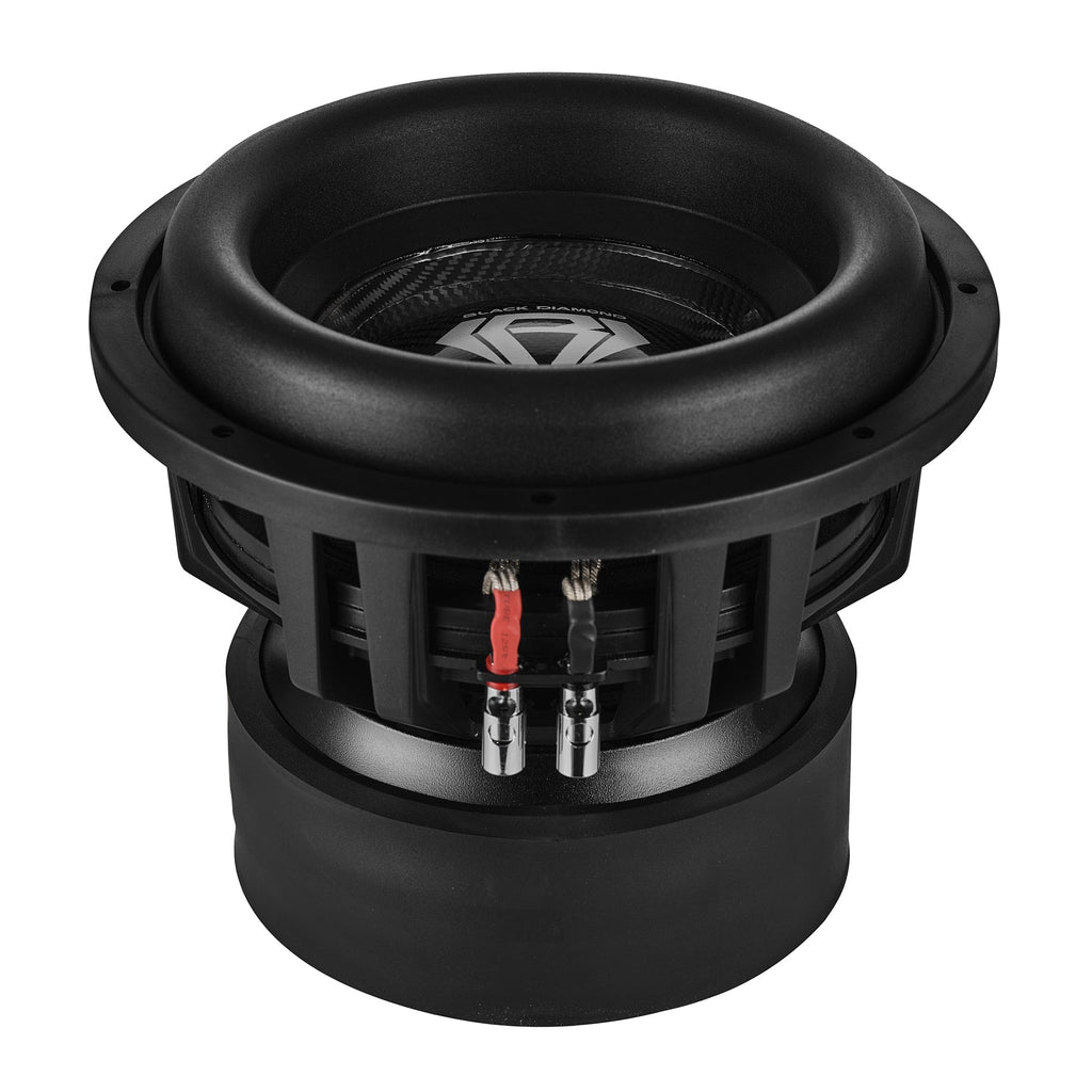 Black Diamond 12" High Excursion Subwoofer with Carbon Fiber Cone | 3500W RMS / 7000W MAX | Dual 2-Ohm Voice Coil