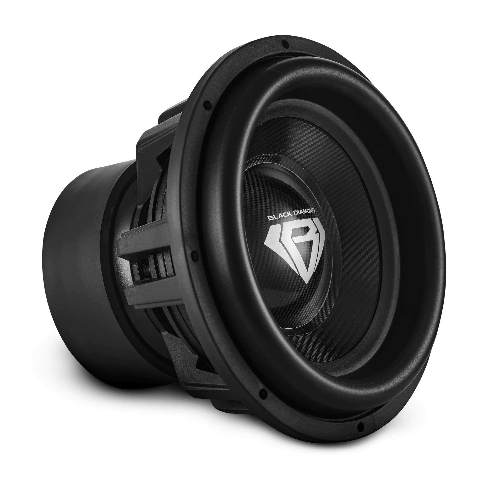 Black Diamond 15" High Excursion Subwoofer with Carbon Fiber Cone | 3500W RMS / 7000W Peak | Dual 2-Ohm Voice Coil