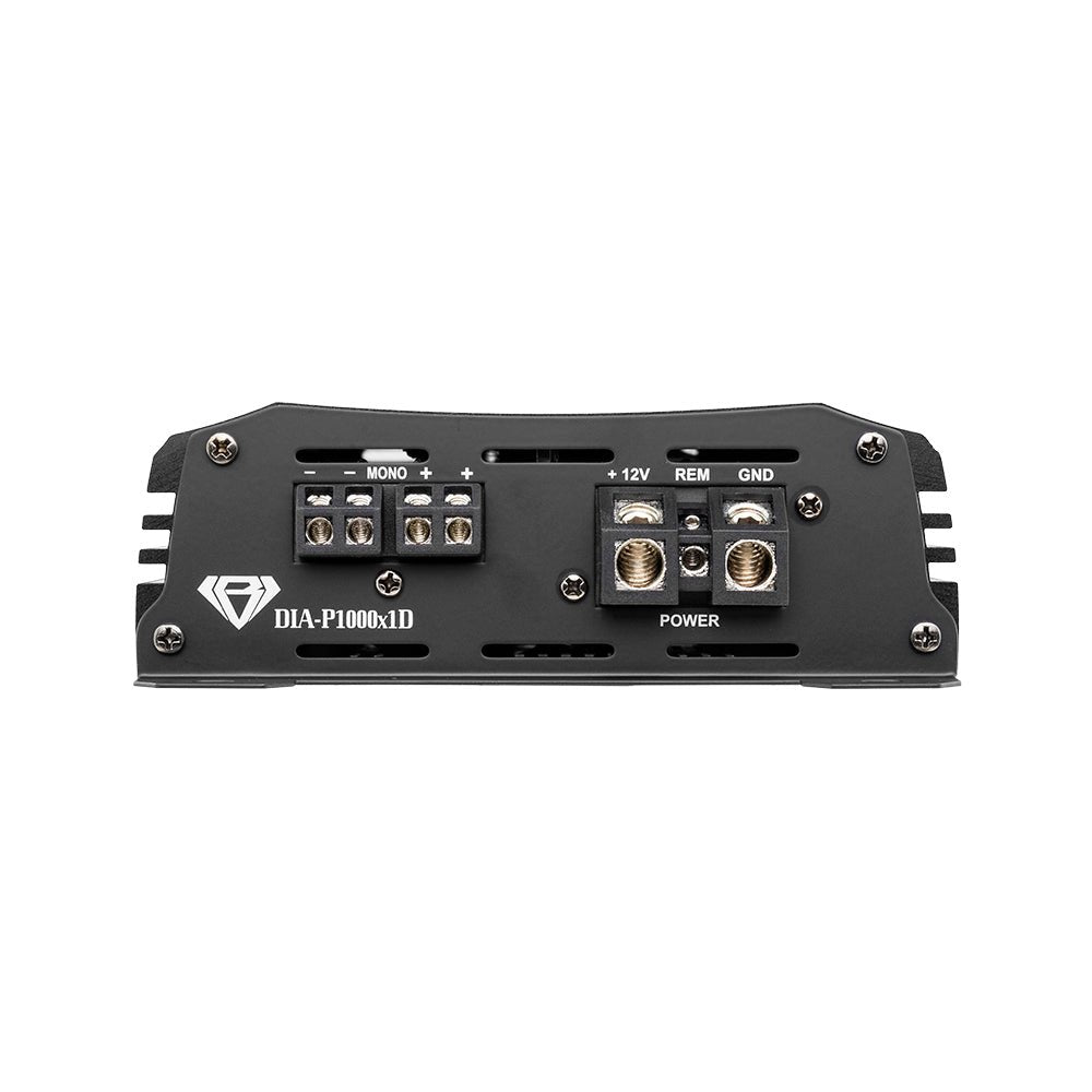 Black Diamond 1-Channel Class D Monoblock Amplifier | 1000W RMS at 1-Ohm