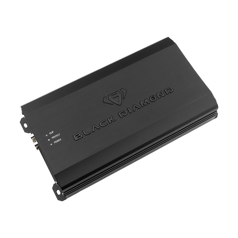 Black Diamond 1-Channel Class D Monoblock Amplifier | 1000W RMS at 1-Ohm