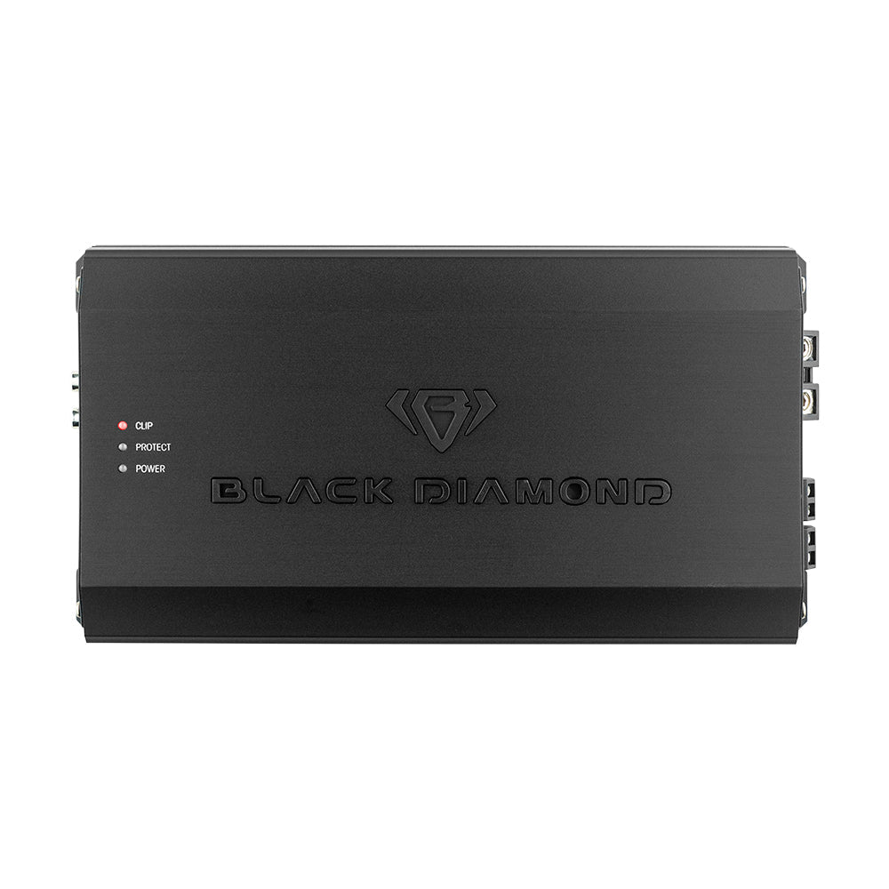 Black Diamond 1-Channel Class D Monoblock Amplifier | 1000W RMS at 1-Ohm