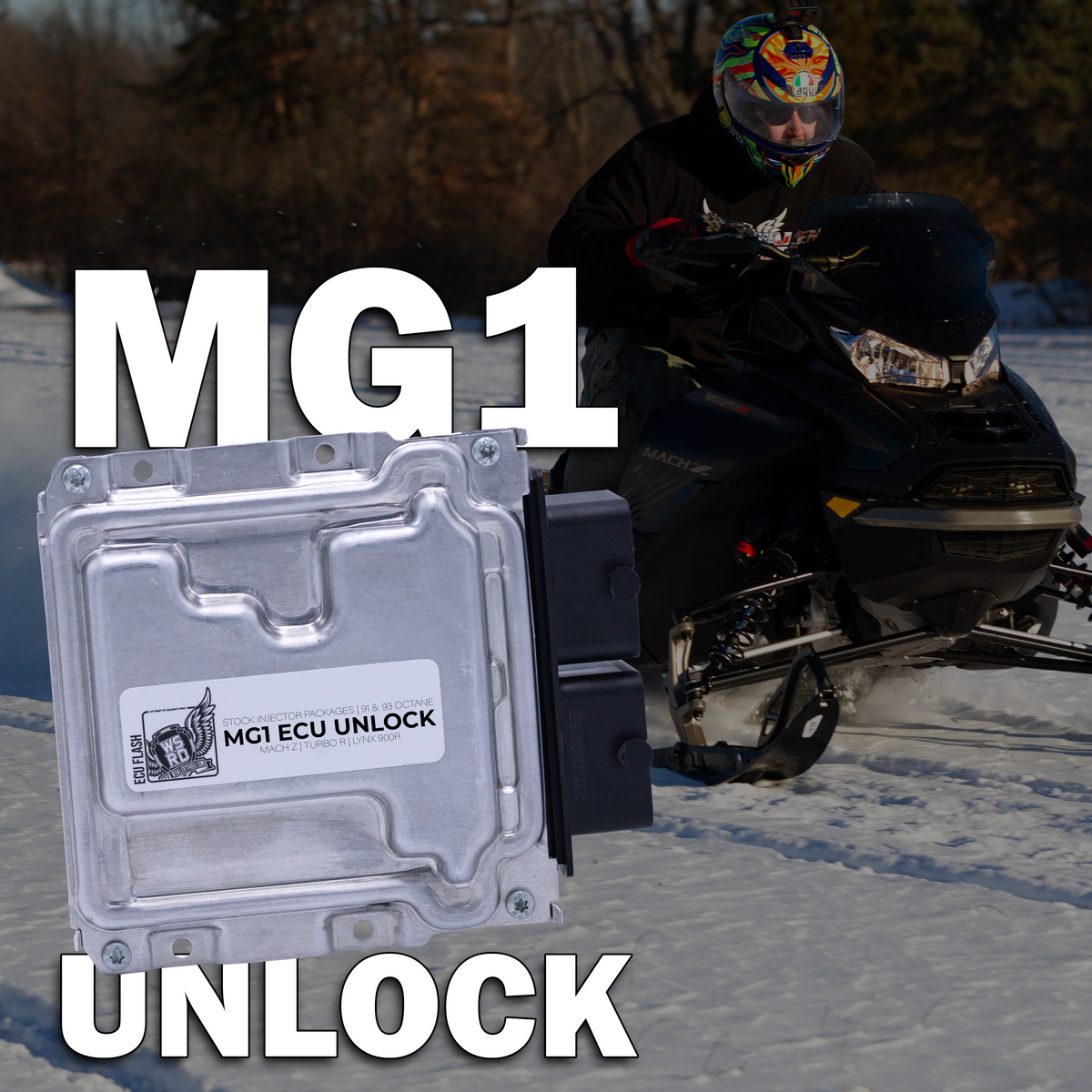 WSRD Green Package MG1 ECU Unlock & Flash | 2022-2025 Ski-Doo/Lynx 900R (230-245 HP)