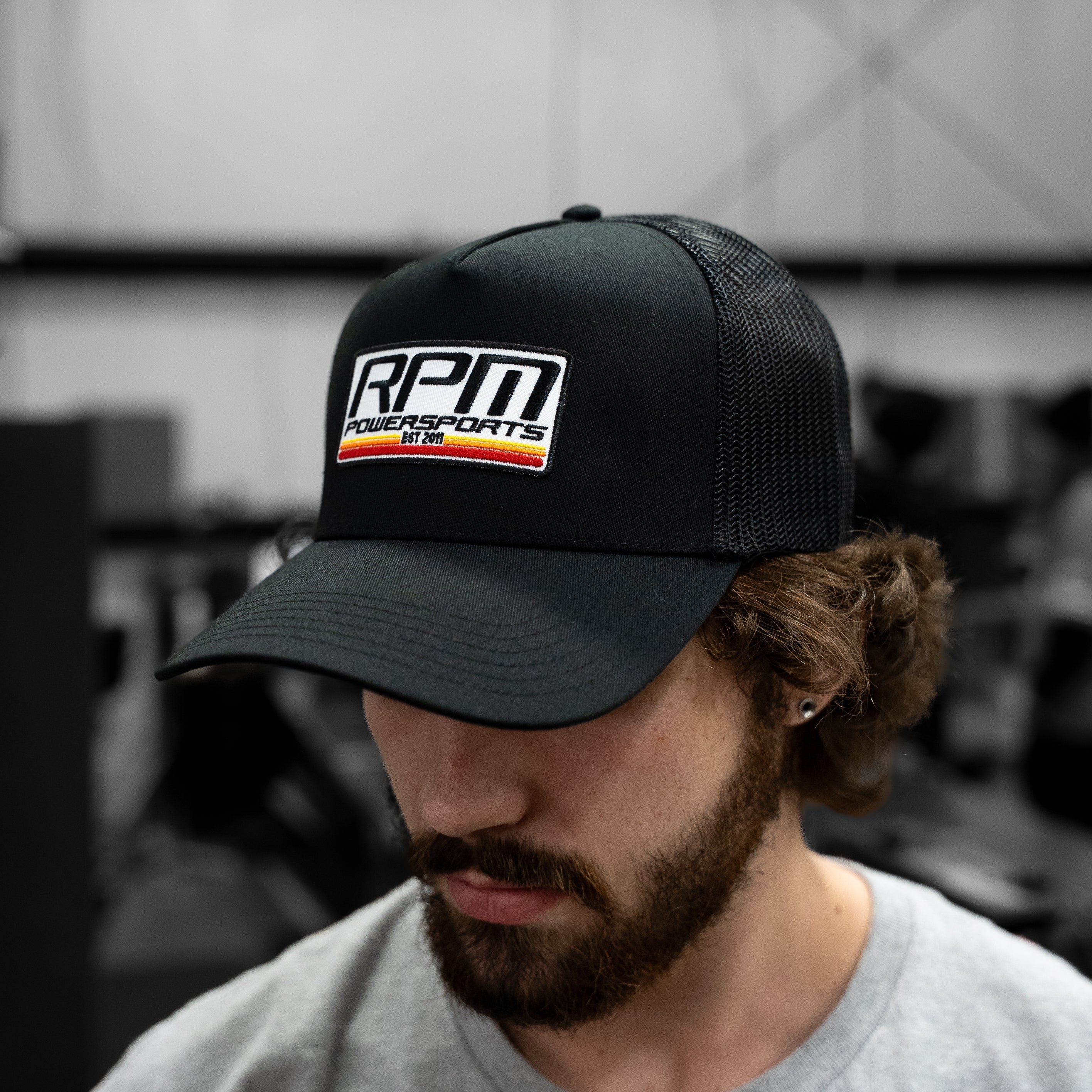 RPM Black Trucker Hat