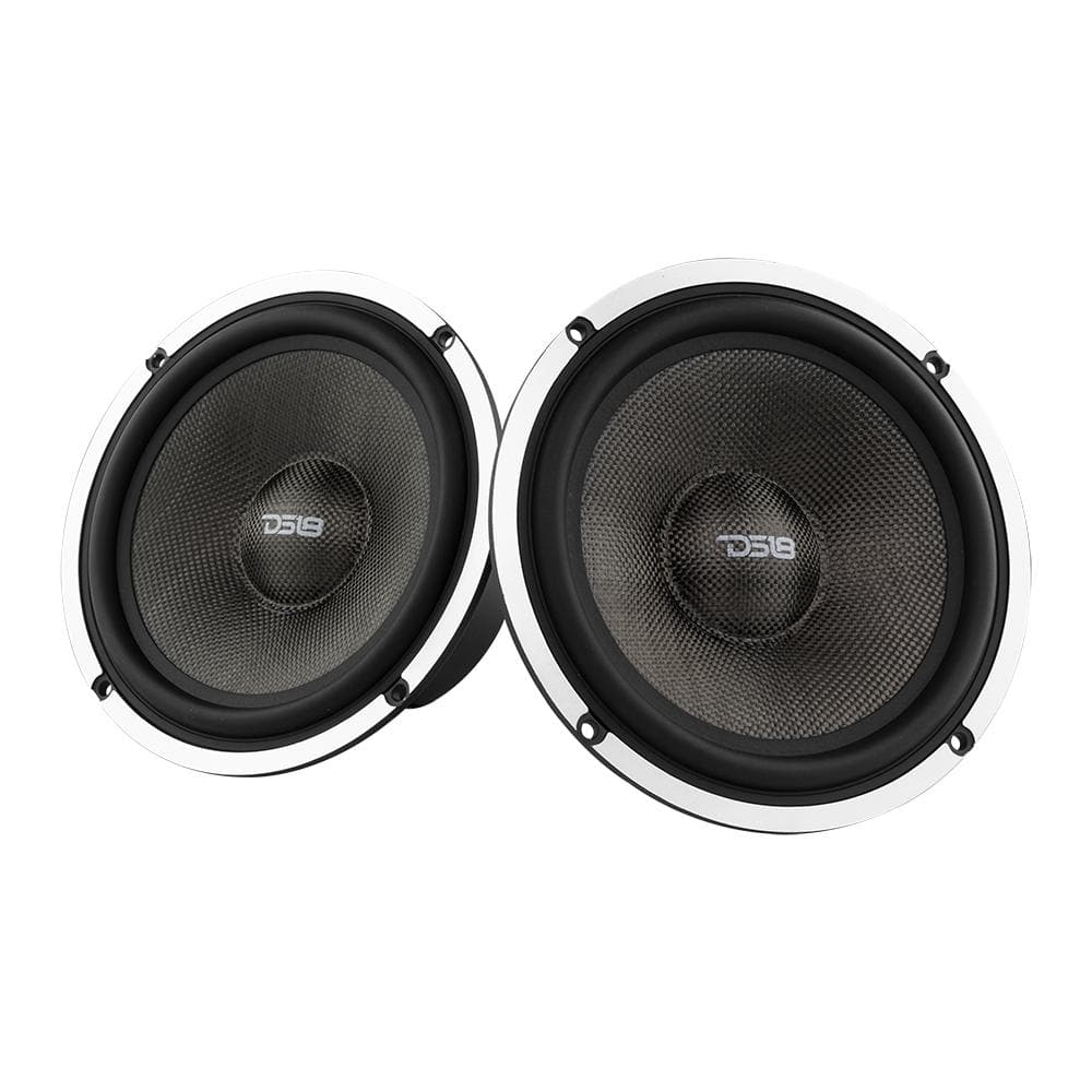 DX 6.5" 3- Way Component Speaker System With Kevlar Cone 290 Watts Rms 4-Ohm