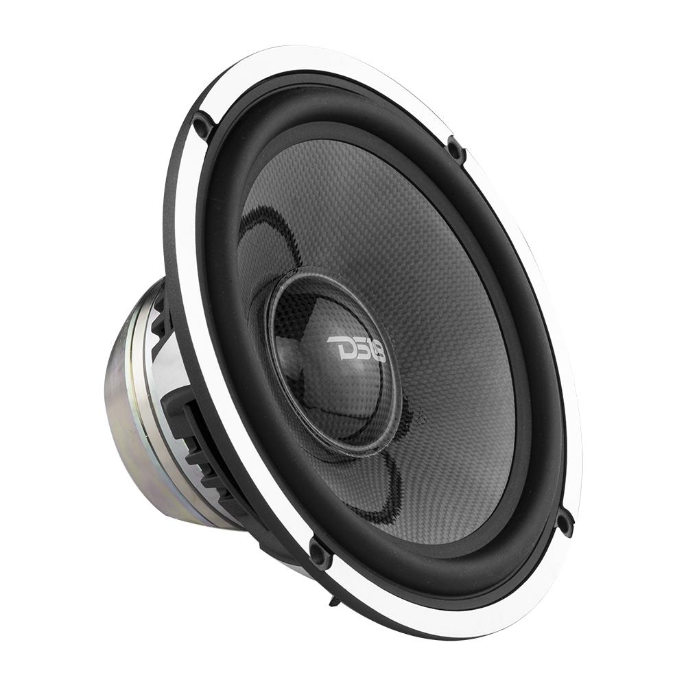 DX 6.5" 3- Way Neodymium Component Speaker System With Carbon Fiber Cone 290 Watts Rms 4-Ohm