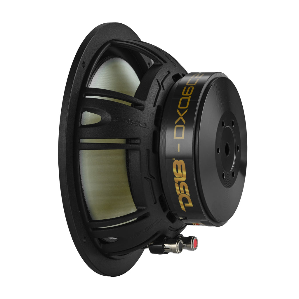 DXQ 6.5" 2-Way Component Speaker Set with Yellow Straw + Composite Foam Cone | 150W RMS 4-Ohm