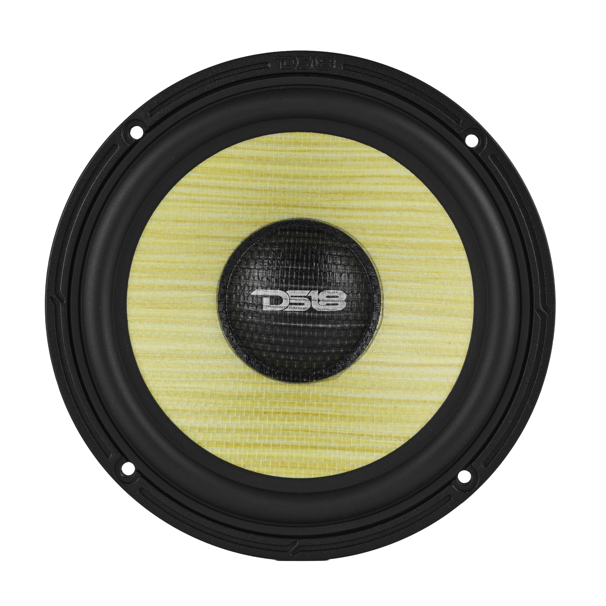 DXQ 6.5" 2-Way Component Speaker Set with Yellow Straw + Composite Foam Cone | 150W RMS 4-Ohm