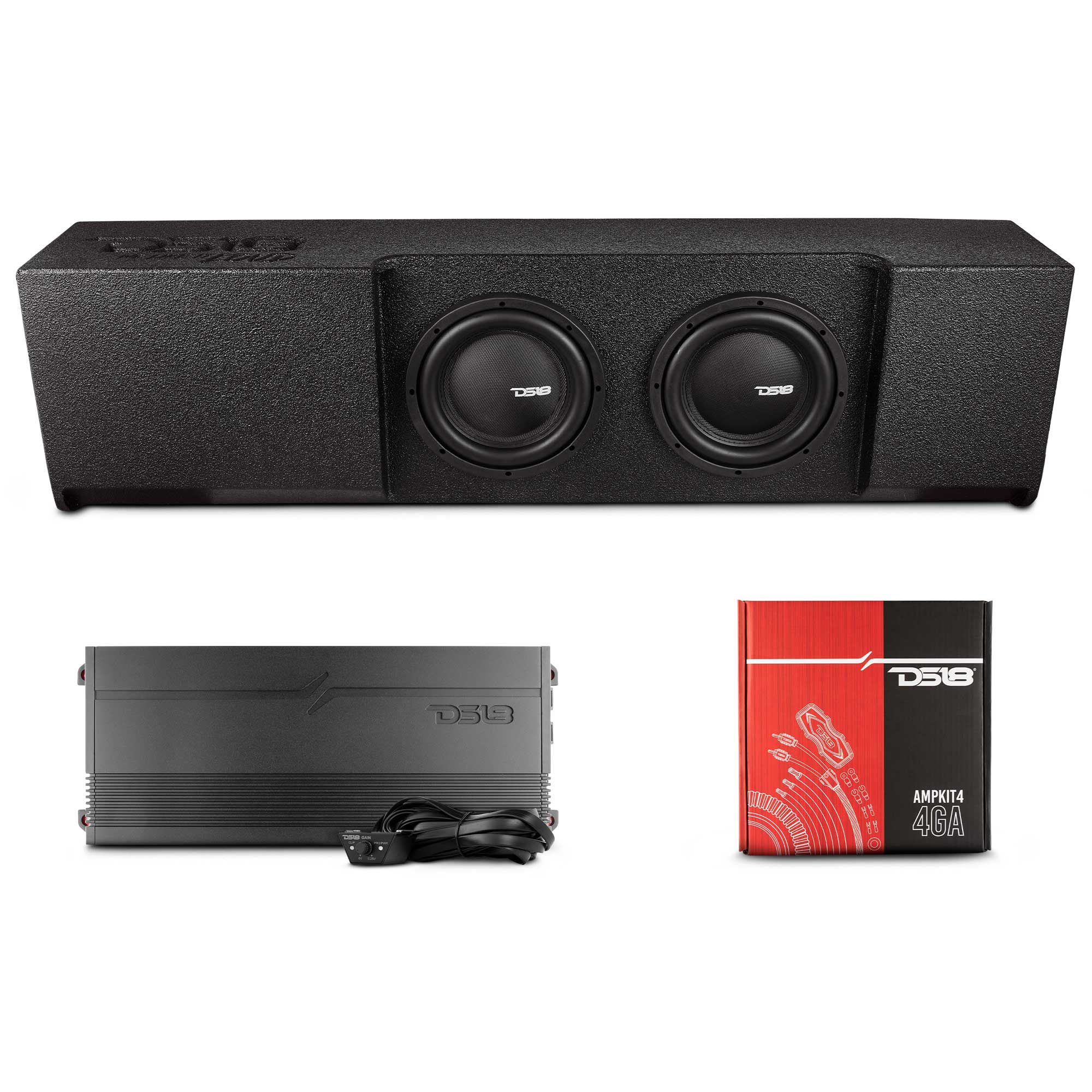 Loaded 2 x 10" Subwoofer Enclosure for 2009 - UP Ford F-150 Crew Cab 2017 – 2026 Super Duty F-250 / F-350 Crew Cab