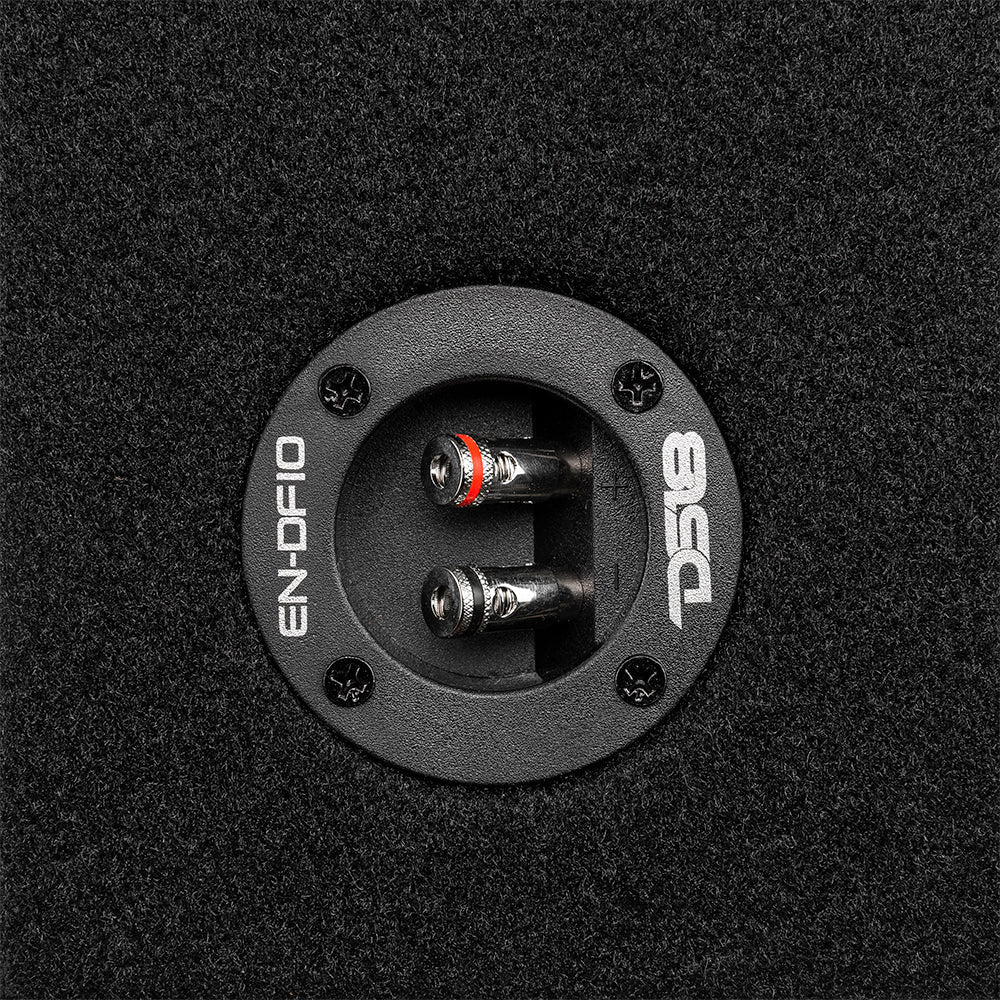 10" Loaded Shallow Down Fire Subwoofer Enclosure 300 Watts Rms