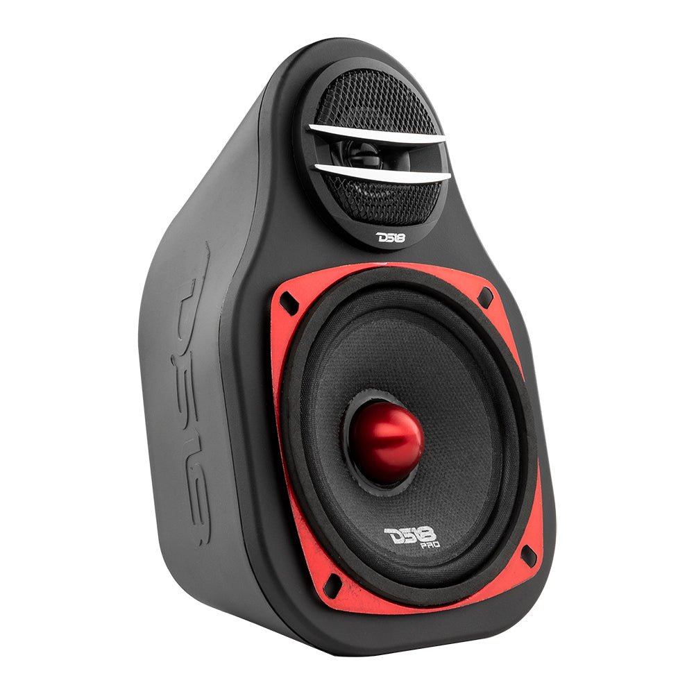 High Density Abs 2-Way Universal Pod 1 X 4" Loudspeaker and 1 X .5-1” Tweeter