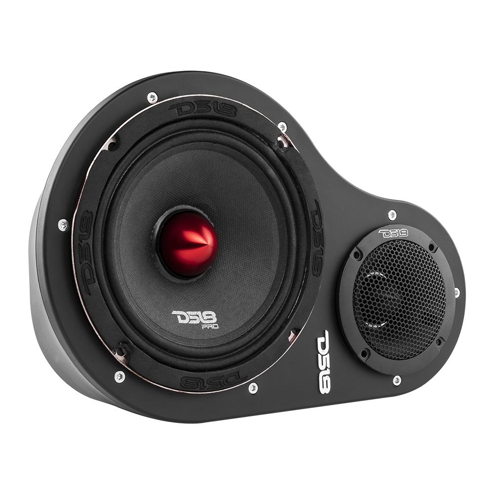 High Density Abs 2-Way Universal Pod 1 X 6.5" Loudspeaker and 1 x 1.5" Tweeter