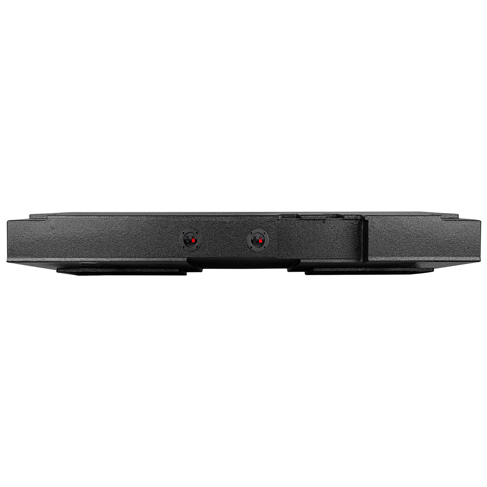 Dual 8" Ported Subwoofer Enclosure For CHEVY Silverado and GMC Sierra Crew Cab 4 Door 14-18