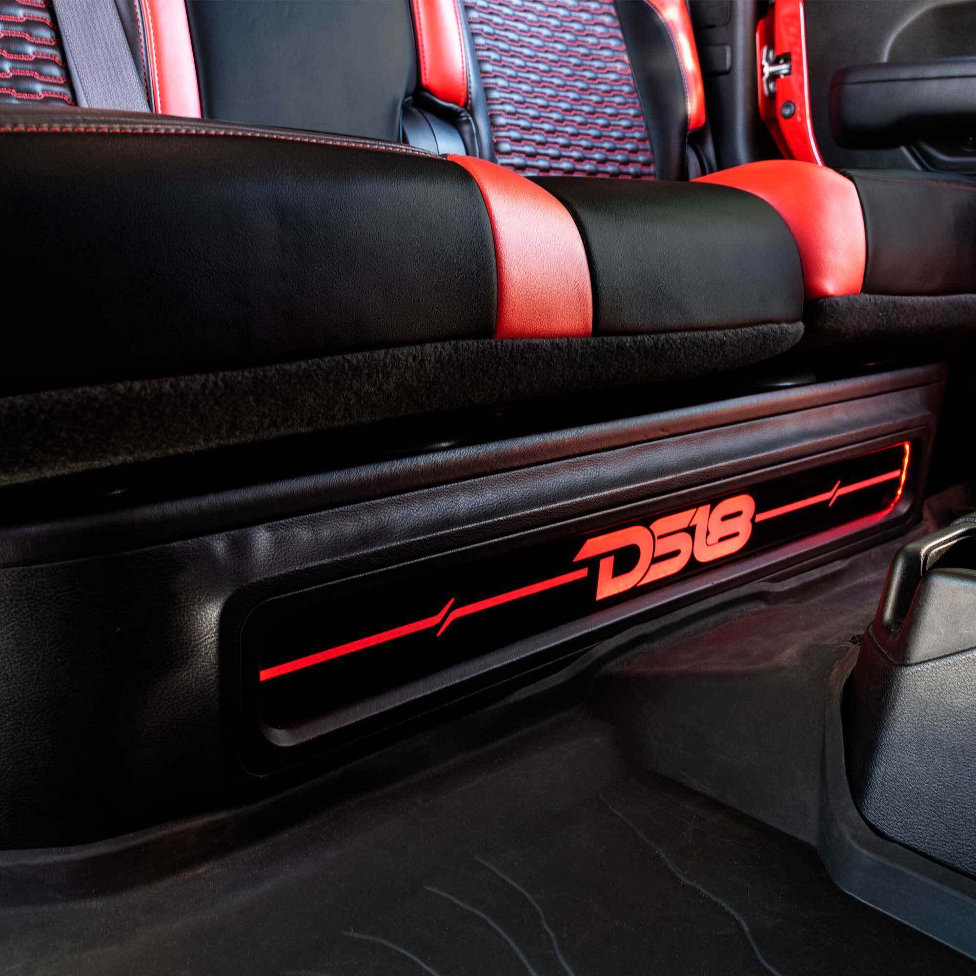 Jeep JT 4 x 8" Subwoofer Enclosure Package With Vinyl Finish and Dream LED Lights (MADE IN USA)